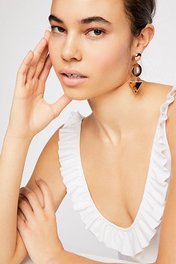 Resin Asymmetrical Earrings By Zhuu At Free People